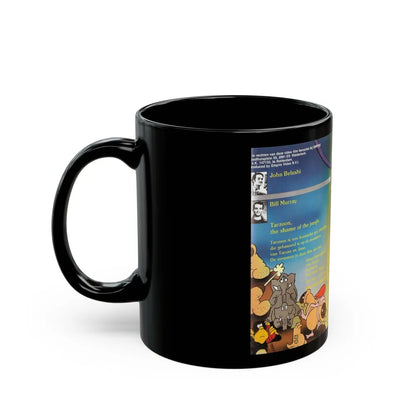 TARZOON SHAME OF THE JUNGLE SEXPLOTATION CARTOON (VHS COVER) - Black Coffee Mug-Go Mug Yourself