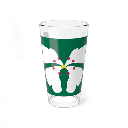 TASFLAG White-red-yellow Green BLOSSOM (Australia) Pint Glass 16oz 16oz - Go Mug Yourself