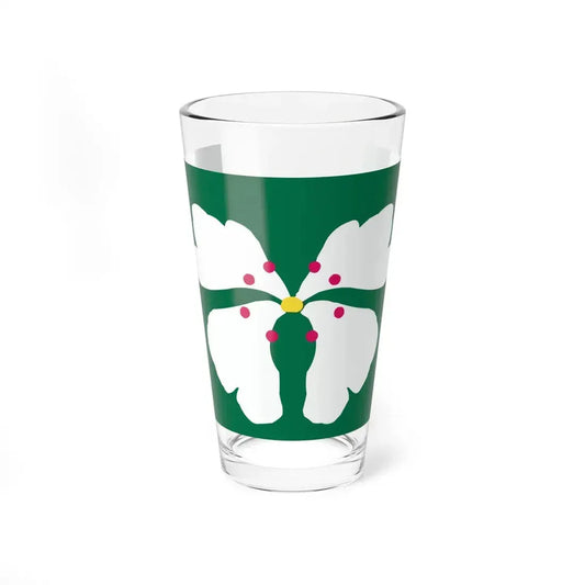 TASFLAG White-red-yellow Green BLOSSOM (Australia) Pint Glass 16oz 16oz - Go Mug Yourself