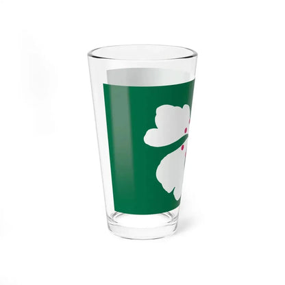 TASFLAG White-red-yellow Green BLOSSOM (Australia) Pint Glass 16oz - Go Mug Yourself