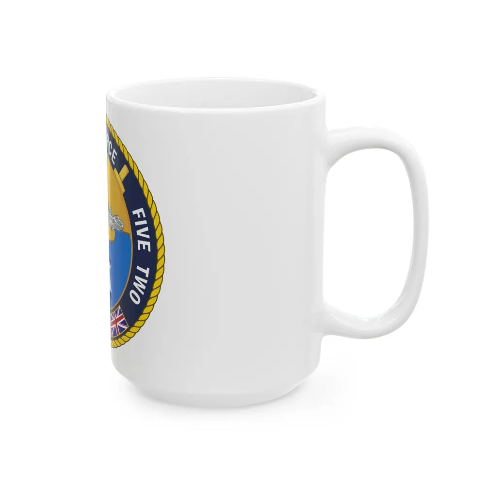 Task Force Five Two (U.S. Navy) White Coffee Mug-Go Mug Yourself