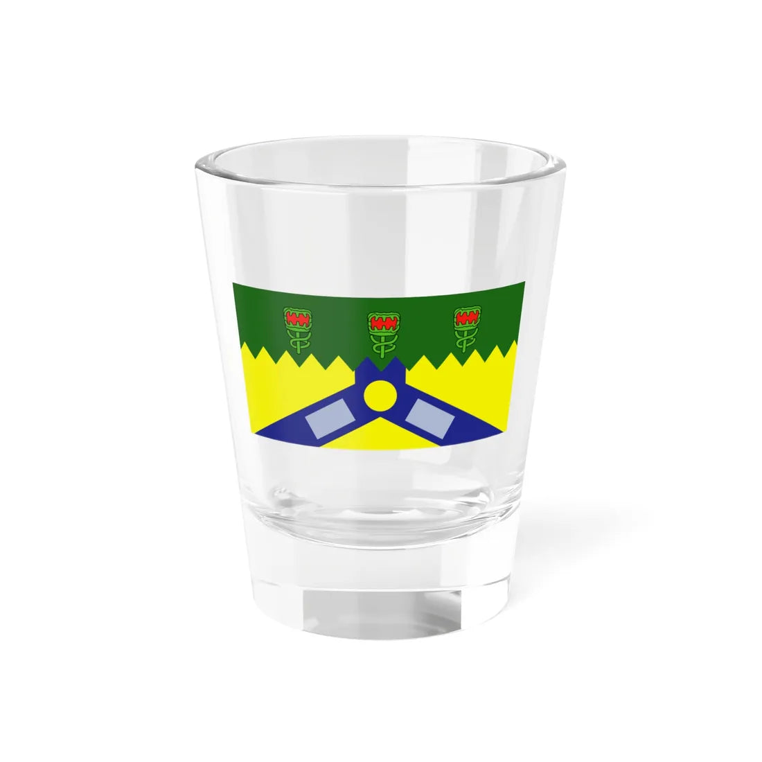 Tasmania Launceston City Flag (Australia) Shot Glass 1.5oz 1.5oz - Go Mug Yourself