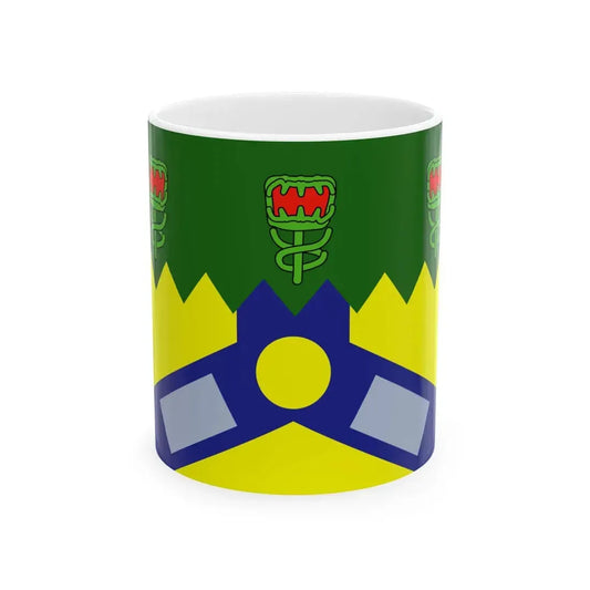 Tasmania Launceston City Flag (Australia) White Coffee Mug 11oz - Go Mug Yourself