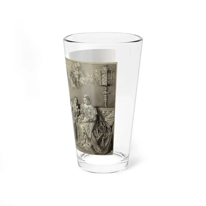 Tasso Reading Poetry to Eleanor and Lucrezia, January 1936 (Magazine Illustration) Pint Glass 16oz - Go Mug Yourself