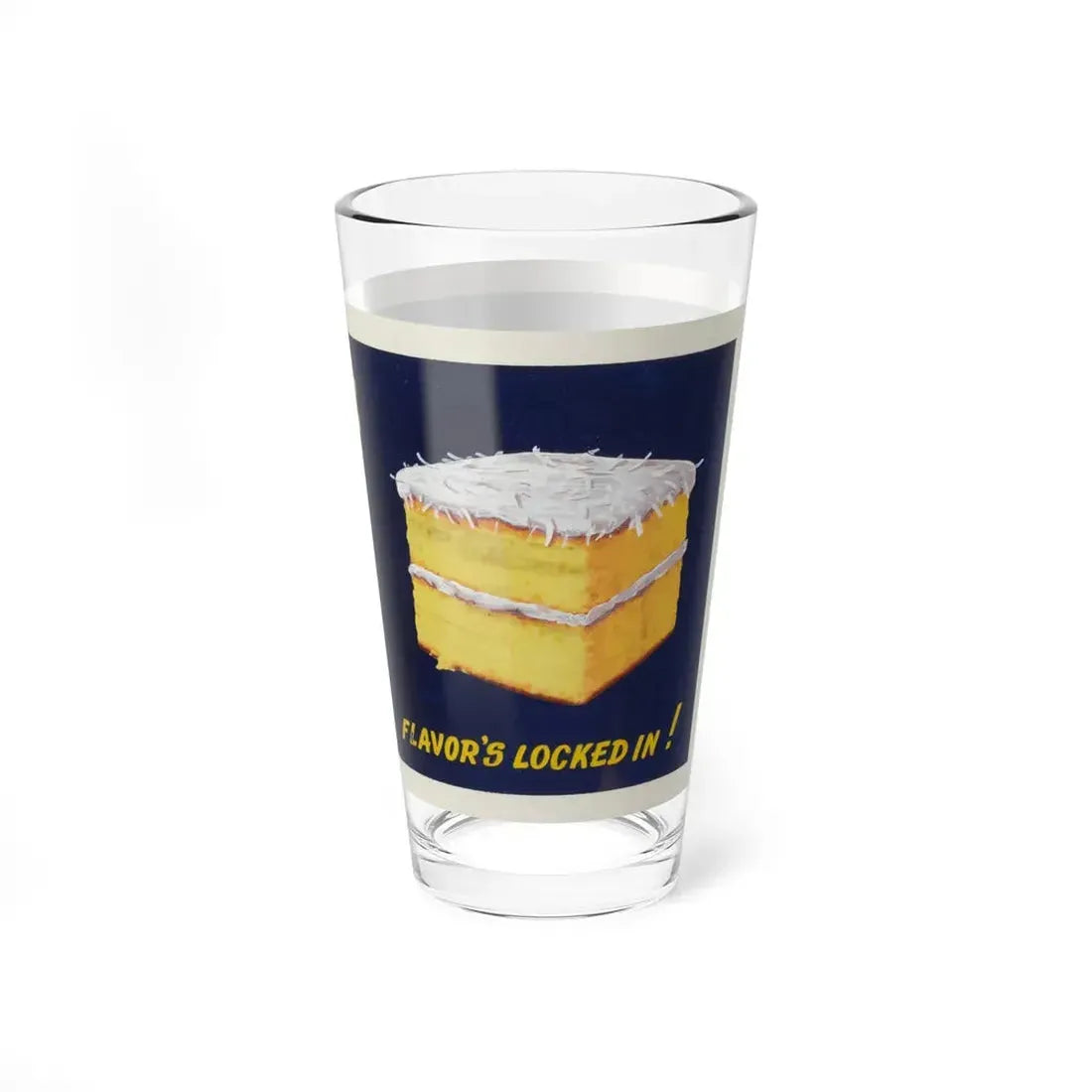 Tastykake-Flavor's Locked In, ad illustration (Magazine Illustration) Pint Glass 16oz - Go Mug Yourself