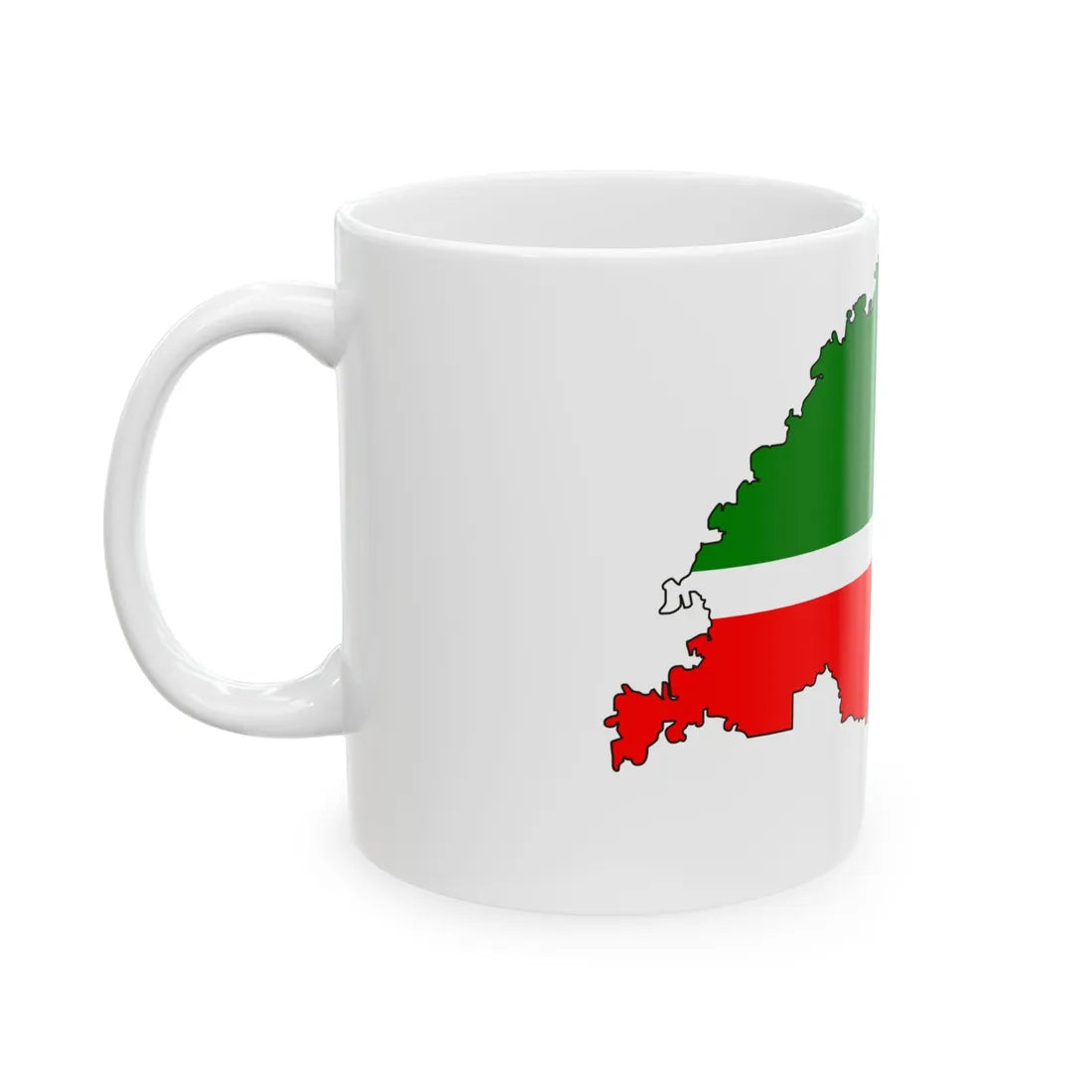 Tatar-geo-stub (Russia) White Coffee Mug - Go Mug Yourself