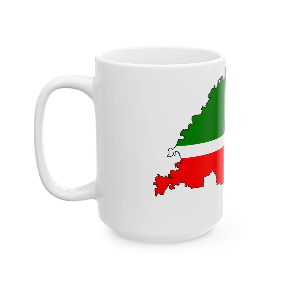 Tatar-geo-stub (Russia) White Coffee Mug - Go Mug Yourself