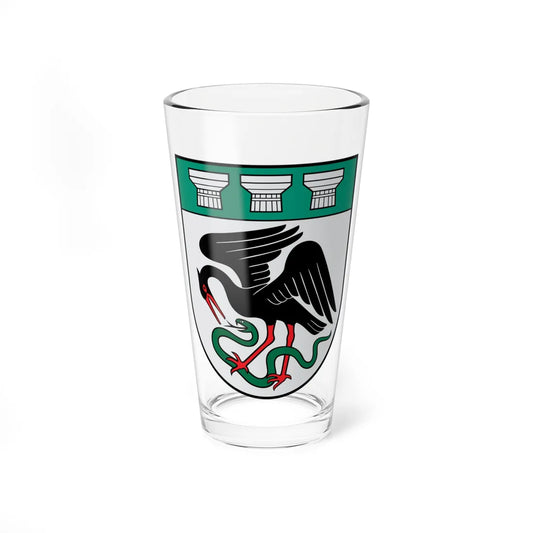 Taujėnai COA (Lithuania) (Coat of Arms) Pint Glass 16oz 16oz - Go Mug Yourself