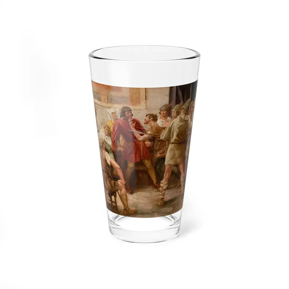 Tavern Scene, 1928 (Magazine Illustration) Pint Glass 16oz 16oz - Go Mug Yourself