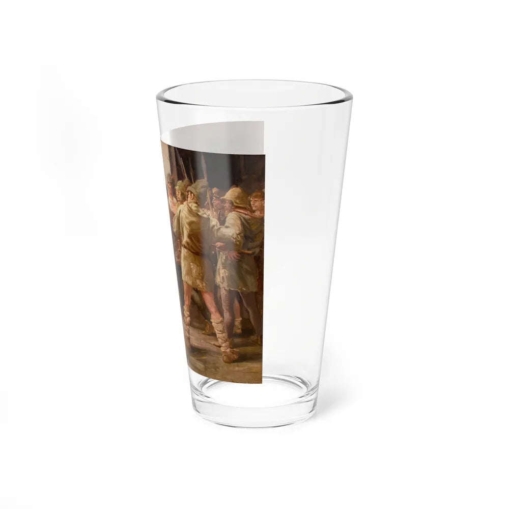 Tavern Scene, 1928 (Magazine Illustration) Pint Glass 16oz-Go Mug Yourself