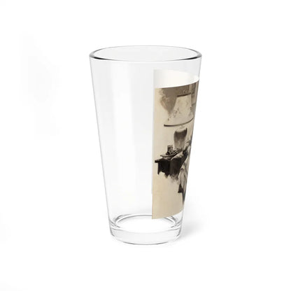 Tax Return, 1942 (Magazine Illustration) Pint Glass 16oz-Go Mug Yourself