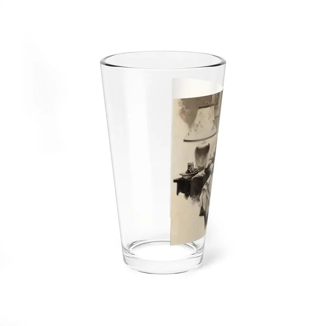 Tax Return, 1942 (Magazine Illustration) Pint Glass 16oz - Go Mug Yourself