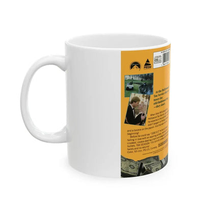 TAX SEASON (VHS COVER) - White Coffee Mug - Go Mug Yourself