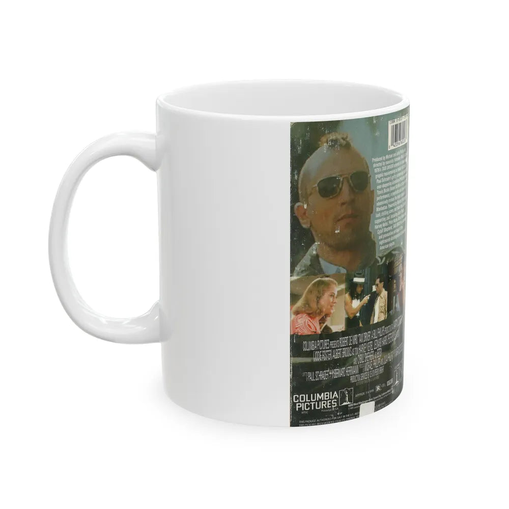 TAXI DRIVER (VHS COVER) - White Coffee Mug-Go Mug Yourself