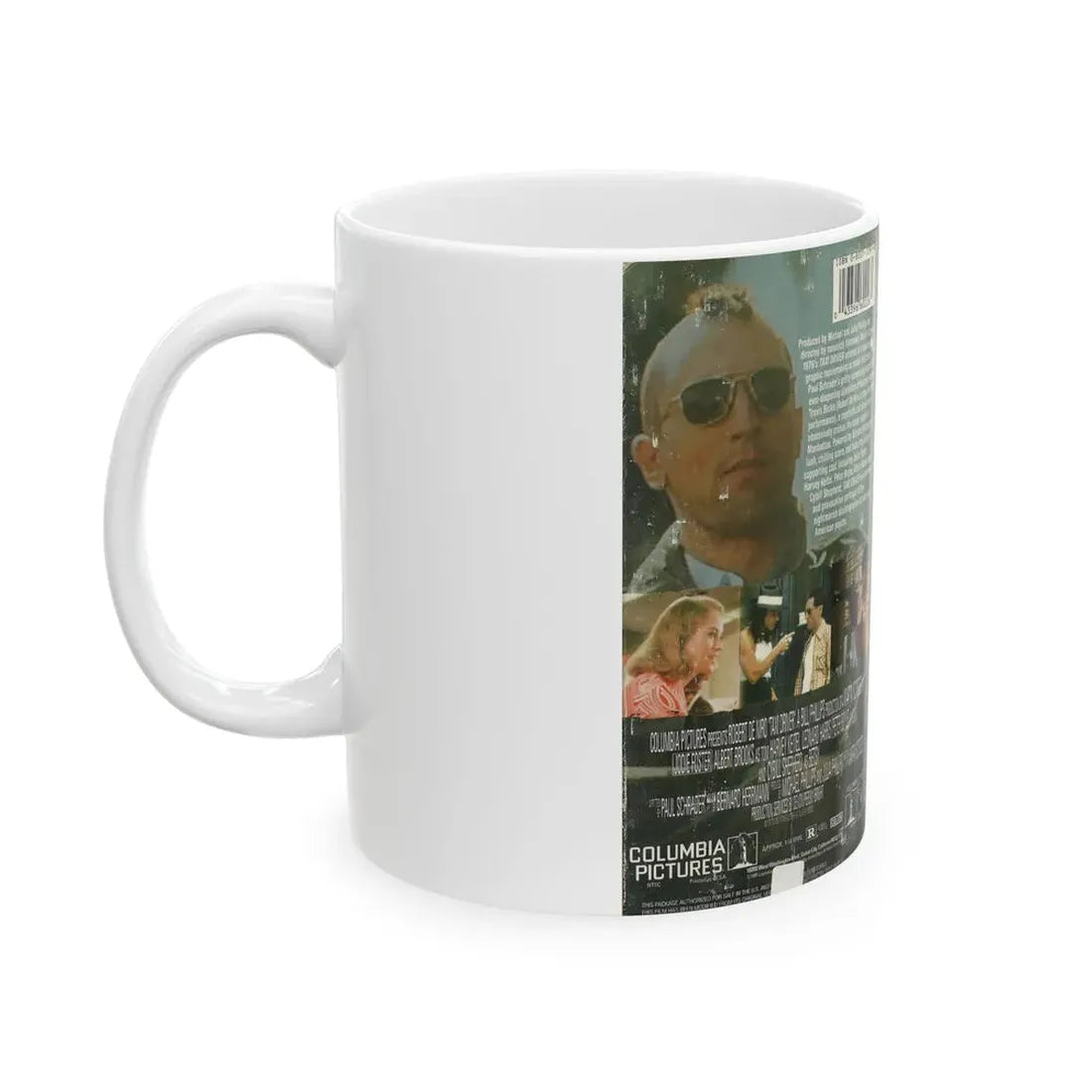 TAXI DRIVER (VHS COVER) - White Coffee Mug - Go Mug Yourself
