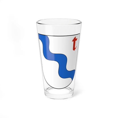 Tübach-blazon (Switzerland) (Coat of Arms) Pint Glass 16oz 16oz - Go Mug Yourself