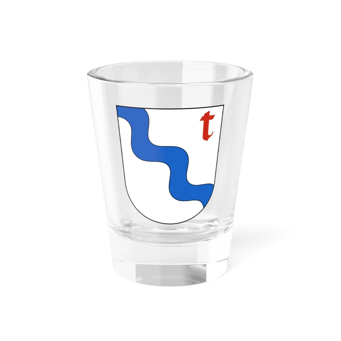 Tübach-blazon (Switzerland) (Coat of Arms) Shot Glass 1.5oz 1.5oz - Go Mug Yourself