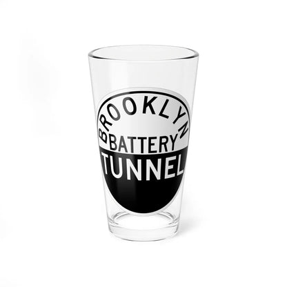 TBTA BROOKLYN BATTERY TUNNEL (New York) (Road Sign) Pint Glass 16oz - Go Mug Yourself