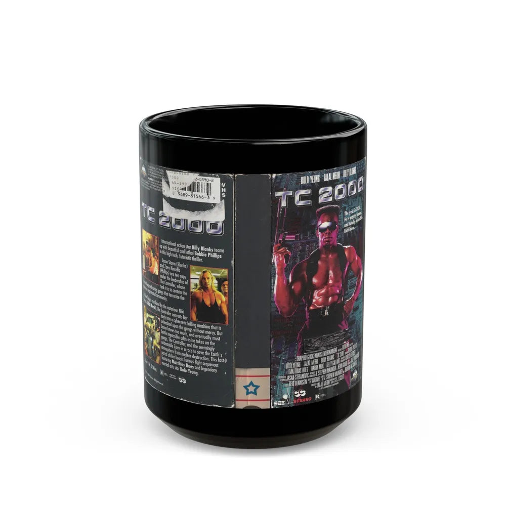 TC 2000 (VHS COVER) - Black Coffee Mug-15oz-Go Mug Yourself