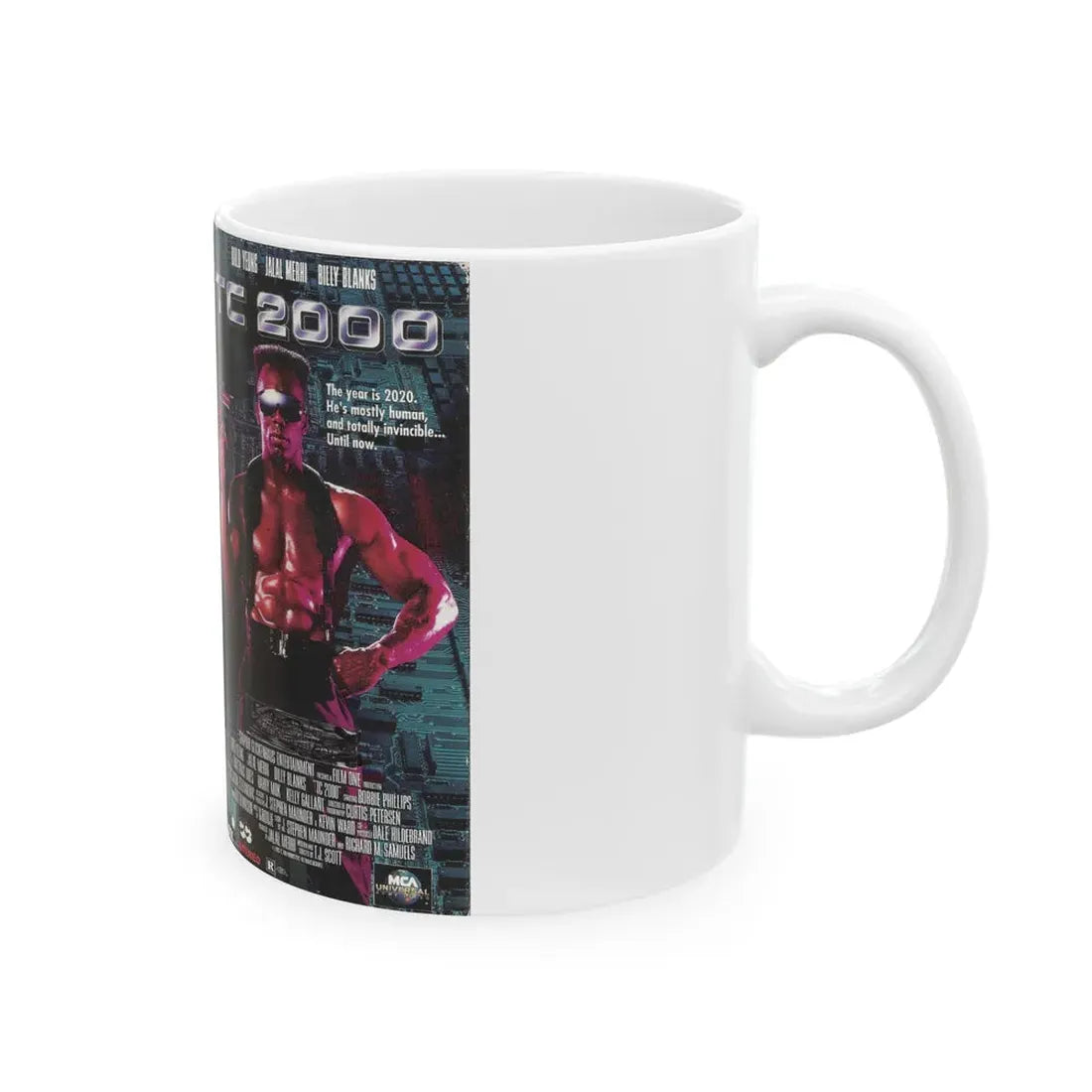 TC 2000 (VHS COVER) - White Coffee Mug - Go Mug Yourself