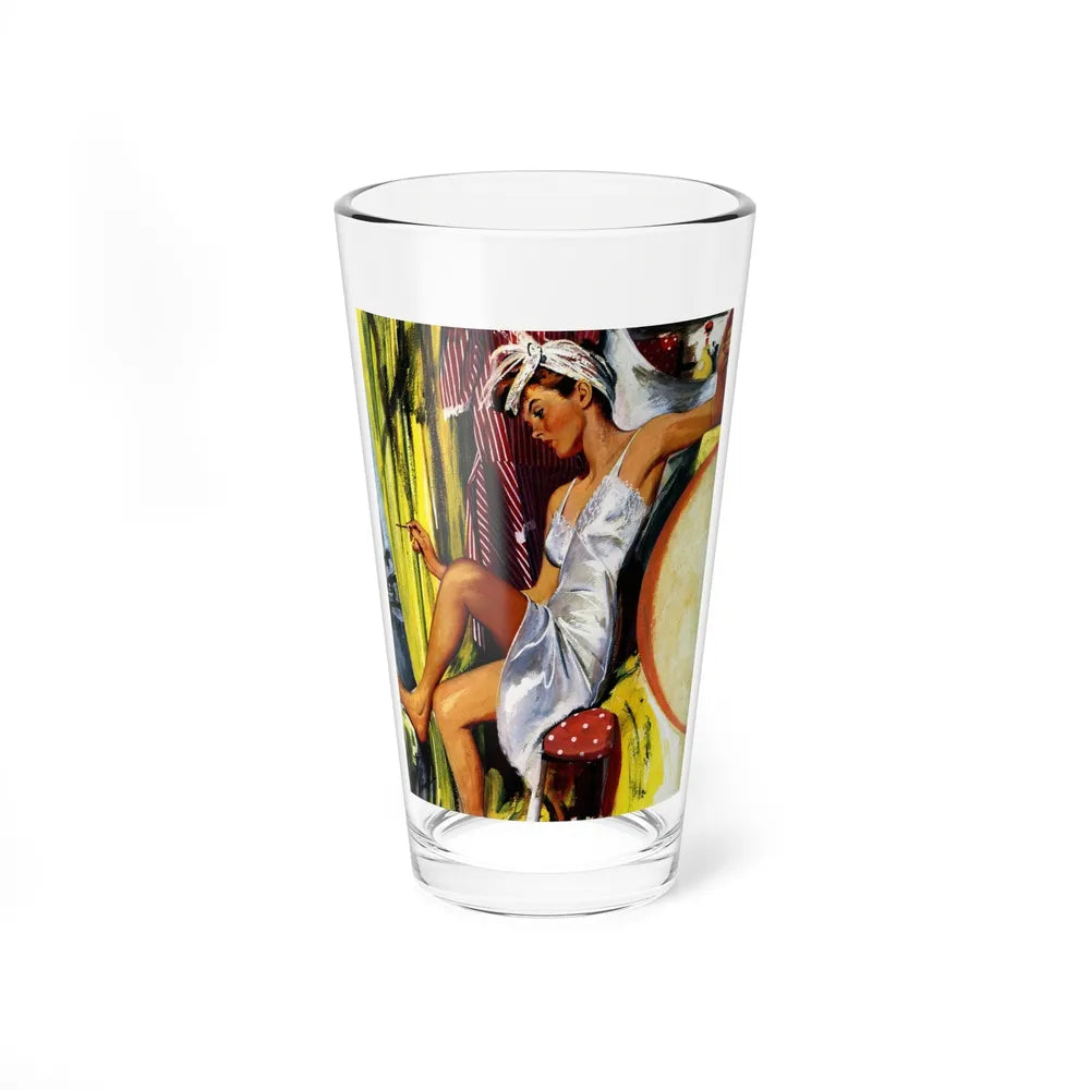 Tea Dance, 1947 (Magazine Illustration) Pint Glass 16oz-16oz-Go Mug Yourself