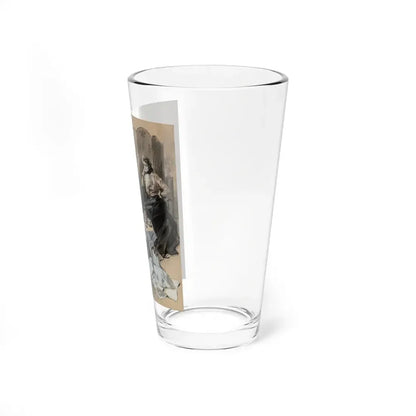 Tea Time, Puck interior illustration, 1899 (Magazine Illustration) Pint Glass 16oz - Go Mug Yourself