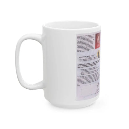 TEACH YOUR PARROT ADVANCED TRICKS (VHS COVER) - White Coffee Mug - Go Mug Yourself