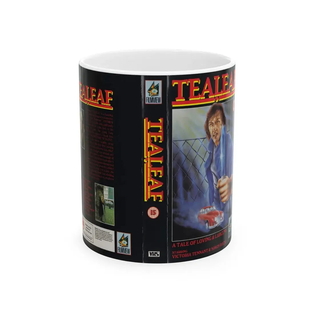 TEALEAF (VHS COVER) - White Coffee Mug 11oz - Go Mug Yourself