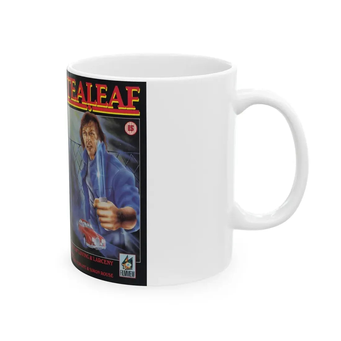 TEALEAF (VHS COVER) - White Coffee Mug - Go Mug Yourself