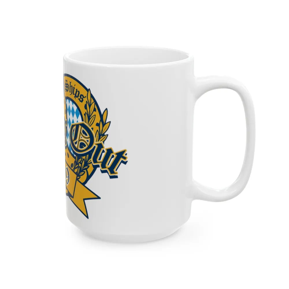 Team Ships Dining Out 2019 (U.S. Navy) White Coffee Mug-Go Mug Yourself