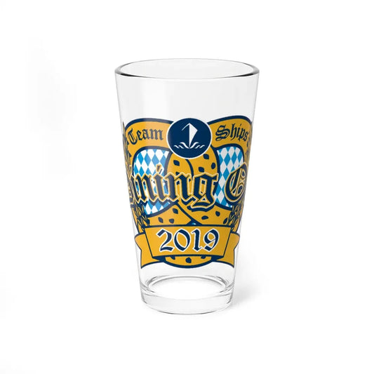Team Ships Dining Out 2019 (U.S. Navy) Pint Glass 16oz 16oz - Go Mug Yourself