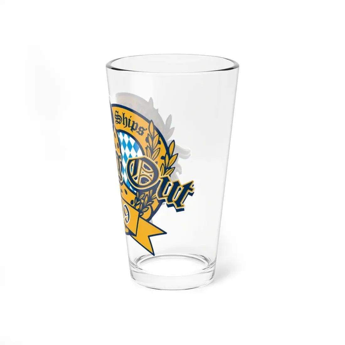 Team Ships Dining Out 2019 (U.S. Navy) Pint Glass 16oz - Go Mug Yourself