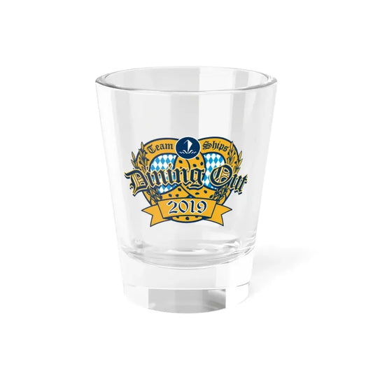 Team Ships Dining Out 2019 (U.S. Navy) Shot Glass 1.5oz 1.5oz - Go Mug Yourself