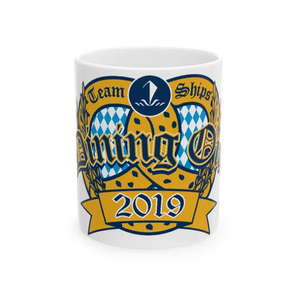 Team Ships Dining Out 2019 (U.S. Navy) White Coffee Mug 11oz - Go Mug Yourself
