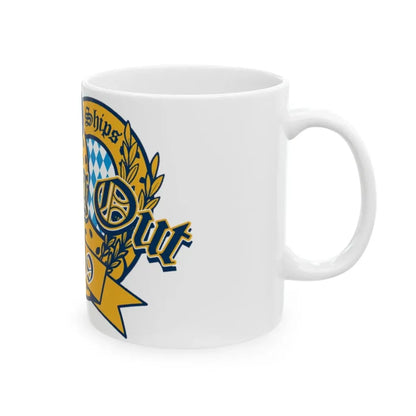 Team Ships Dining Out 2019 (U.S. Navy) White Coffee Mug - Go Mug Yourself
