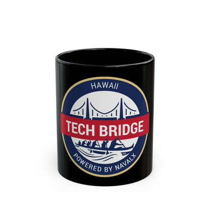 Tech Bridge Hawaii (U.S. Navy) Black Coffee Mug-11oz-Go Mug Yourself