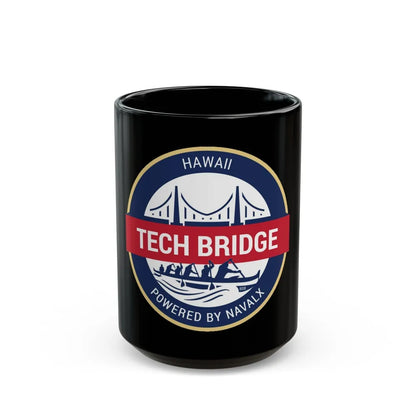 Tech Bridge Hawaii (U.S. Navy) Black Coffee Mug-15oz-Go Mug Yourself