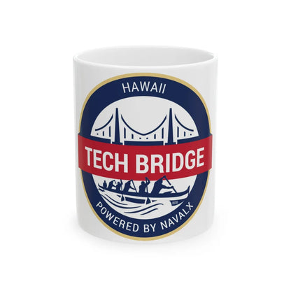 Tech Bridge Hawaii (U.S. Navy) White Coffee Mug-11oz-Go Mug Yourself