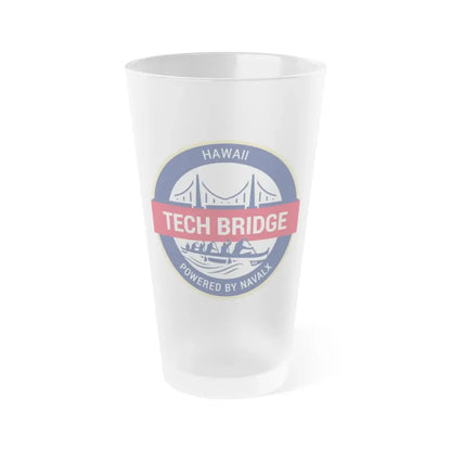 Tech Bridge Hawaii (U.S. Navy) Frosted Pint Glass 16oz Default Title - Go Mug Yourself