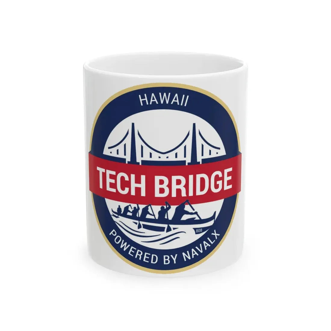 Tech Bridge Hawaii (U.S. Navy) White Coffee Mug 11oz - Go Mug Yourself