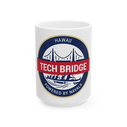 Tech Bridge Hawaii (U.S. Navy) White Coffee Mug 15oz - Go Mug Yourself
