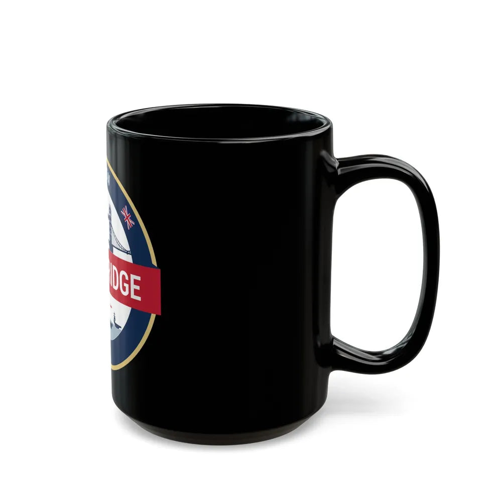 Tech Bridge London (U.S. Navy) Black Coffee Mug-Go Mug Yourself