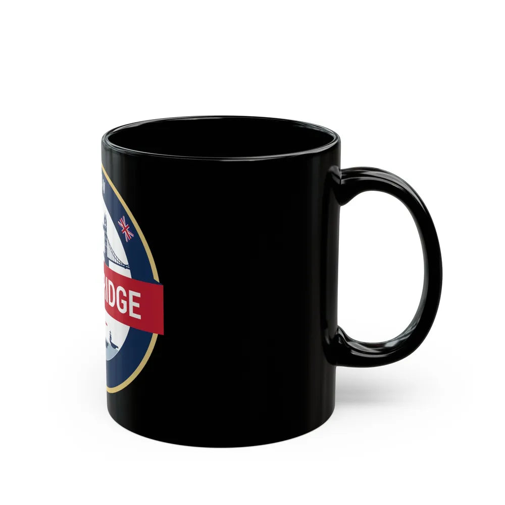 Tech Bridge London (U.S. Navy) Black Coffee Mug-Go Mug Yourself