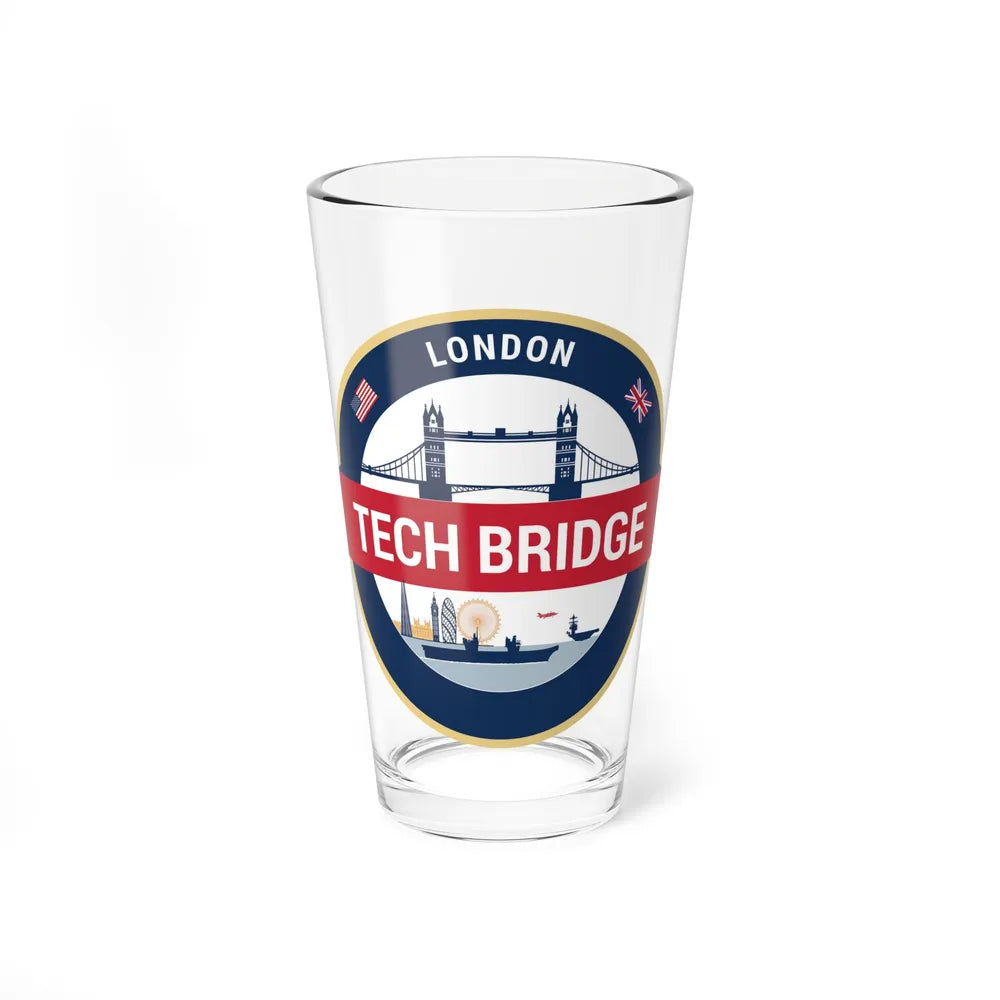 Tech Bridge London (U.S. Navy) Pint Glass 16oz-16oz-Go Mug Yourself