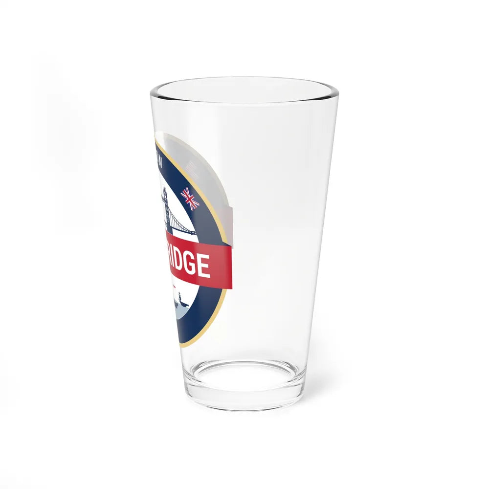 Tech Bridge London (U.S. Navy) Pint Glass 16oz-Go Mug Yourself