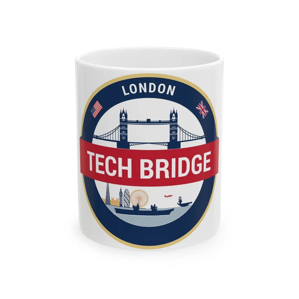 Tech Bridge London (U.S. Navy) White Coffee Mug-11oz-Go Mug Yourself