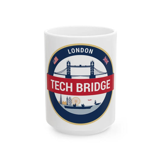 Tech Bridge London (U.S. Navy) White Coffee Mug-15oz-Go Mug Yourself