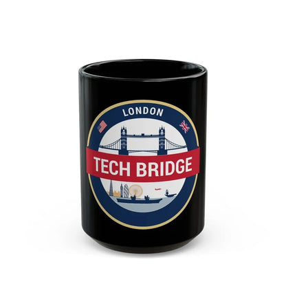 Tech Bridge London (U.S. Navy) Black Coffee Mug 15oz - Go Mug Yourself