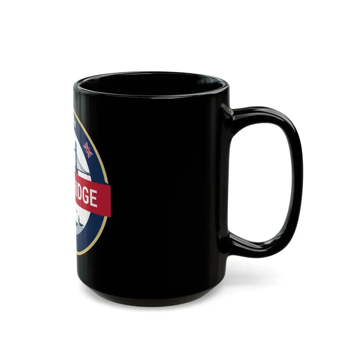 Tech Bridge London (U.S. Navy) Black Coffee Mug - Go Mug Yourself