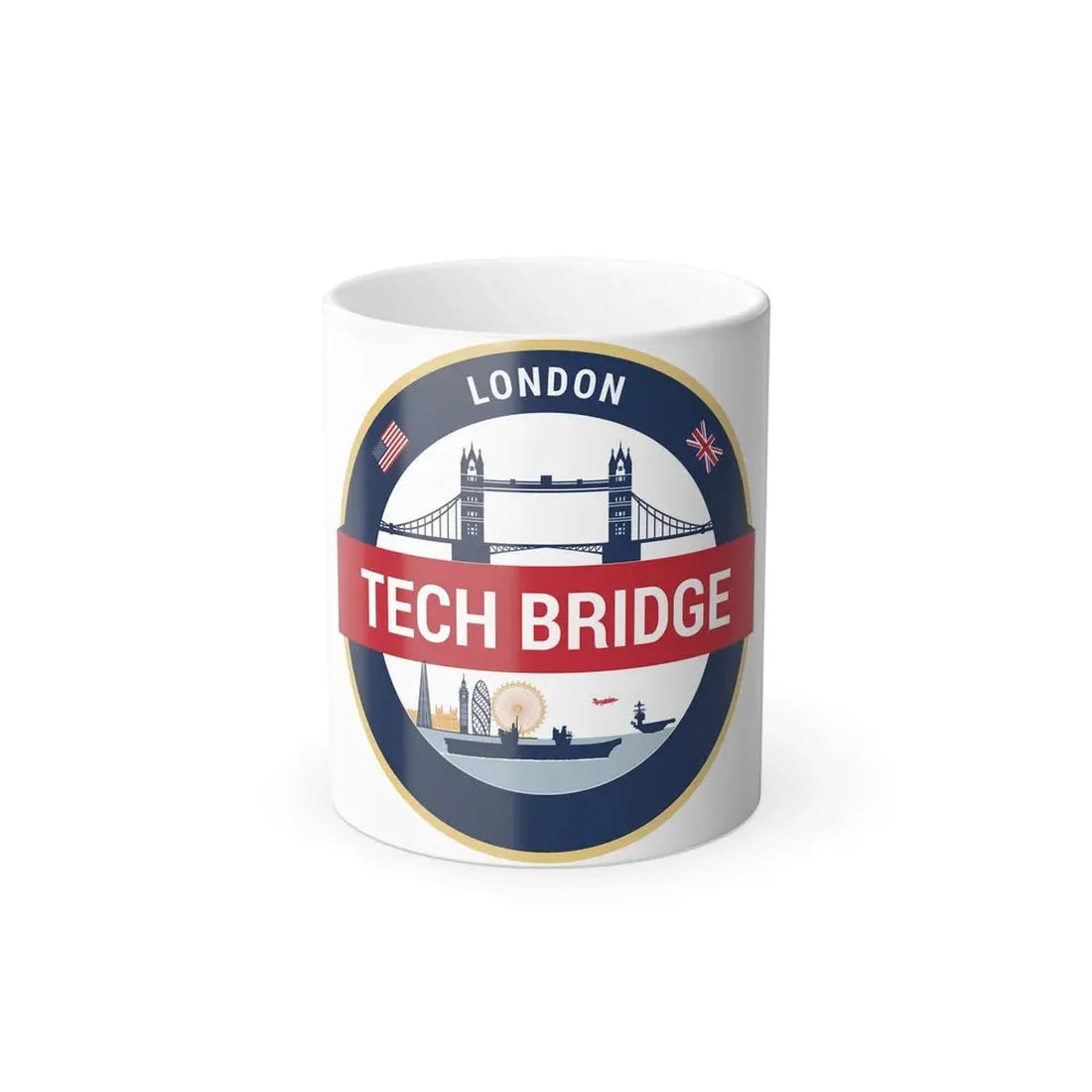 Tech Bridge London (U.S. Navy) Color Changing Mug 11oz Default Title 11oz - Go Mug Yourself